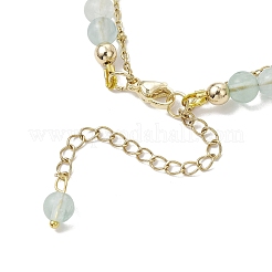 Braccialetti multifilo con perline rotonde di lapislazzuli naturali&nbsp;BJEW-JB12034-02