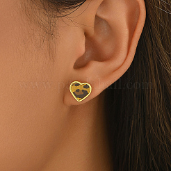 Valentinstag-Ohrstecker aus Messing&nbsp;MH8880