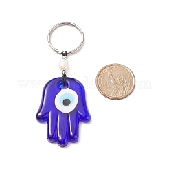Portachiavi portachiavi malocchio blu a lume fatto a mano&nbsp;KEYC-JKC00385