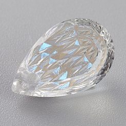 Pendentifs en strass en verre gaufré&nbsp;GLAA-J101-05A-001MO