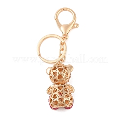 Strass-Schlüsselanhänger aus Zinklegierung&nbsp;KEYC-M024-01KCG-03