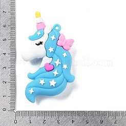 Große Anhänger aus undurchsichtigem PVC-Kunststoff&nbsp;LS-KY-D022-04C