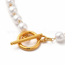 Bracelets de perles d'imitation en plastique&nbsp;BJEW-P292-04G