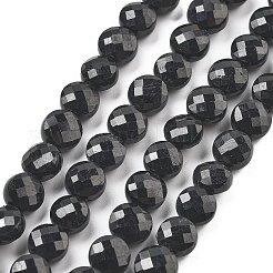 Natürliche schwarze Turmalin Perlen Stränge&nbsp;G-C179-A20-02