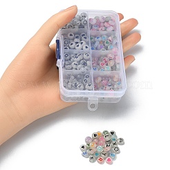 480pcs 8 leuchtende Acrylperlen im Stil&nbsp;MACR-YW0002-11