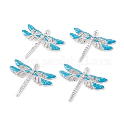 Legierung Emaille Libelle große Anhänger&nbsp;X-ENAM-L034-10P