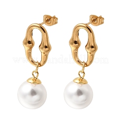 Pendientes colgantes de acero inoxidable 304&nbsp;EJEW-E618-01G