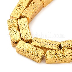 Fili di perline di ematite sintetica non magnetica elettrolitica&nbsp;G-U003-15A