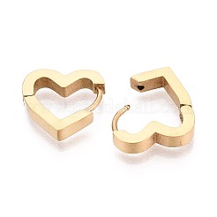 Orecchini a cerchio in acciaio inossidabile 304&nbsp;STAS-T074-41G-B