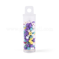 7 bouteille de perles de rocaille en verre à faire soi-même&nbsp;DIY-N006-02B