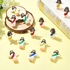 30 stücke 5 farben ostern pvc kunststoff jesus display dekoration&nbsp;DJEW-YW0001-10