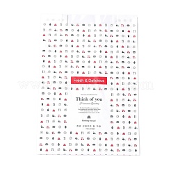 Rechteck mit Vorräten Musterpapier Backbeutel&nbsp;CARB-K0001-01F