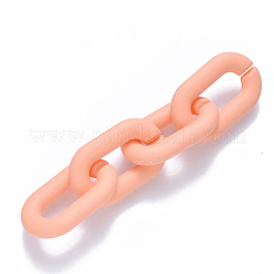 Anneaux de liaison en acrylique opaque peint à la bombe&nbsp;OACR-S036-006A-I04