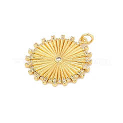 Colgante micropavé cubic zirconia de latón&nbsp;KK-U055-26G