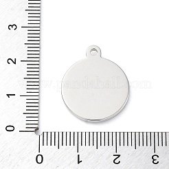 Anhänger aus Edelstahl 304&nbsp;STAS-S163-07B-P
