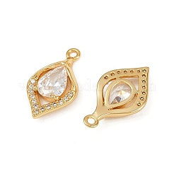 Messing micro pave klare zirkonia anhänger&nbsp;KK-B137-20G-01