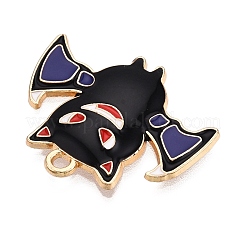 Pendentifs en émail d'alliage de placage de support de thème d'halloween&nbsp;ENAM-N056-393C-KCG