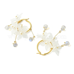 Orecchini a cerchio da donna in acrilico&nbsp;EJEW-TA00564
