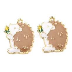 Pendentifs d'émail en alliage&nbsp;ENAM-D051-17A-G