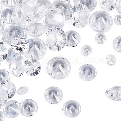 60 pz 3 stili di ciondoli in zirconia cubica&nbsp;ZIRC-TAD0001-01F