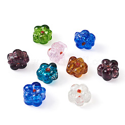 35 pz. 7 perline di lampwork trasparenti fatte a mano&nbsp;LAMP-BT0001-04