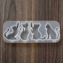 Katzenform Anhänger DIY Silhouette Silikonform&nbsp;X1-DIY-K067-02B