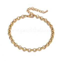 Fußkettchen aus Edelstahl 304 mit Rolokette für Damen&nbsp;AJEW-U025-03G