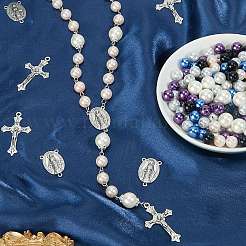 DIY-Sets zur Schmuckherstellung mit Rosenkranzperlen&nbsp;DIY-SC0031-65