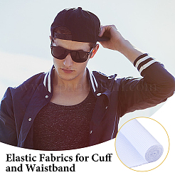 Tessuti elastici in poliestere&nbsp;DIY-WH0622-517B