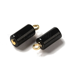 Anhänger aus natürlichem schwarzem Onyx (gefärbt und erhitzt)&nbsp;FIND-C046-18B-G