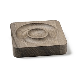 Vassoio porta espositore per anello da dito con bracciale rigido in legno di noce&nbsp;BDIS-D002-02C