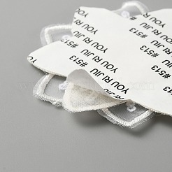 Dentelle de broderie informatisée auto-adhésive/coudre sur des patchs&nbsp;DIY-WH0410-49M