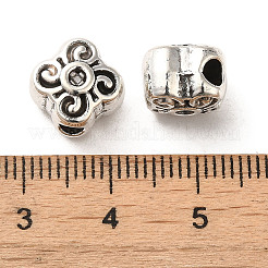 Tibetische Stil Legierung Großlochperlen&nbsp;PALLOY-M217-08AS