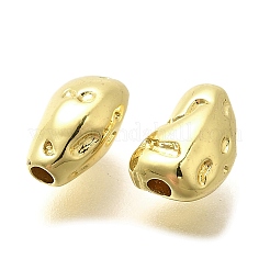 Perline di ottone per placcatura a cremagliera&nbsp;KK-M309-43G-05