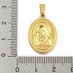Pendentifs en acier inoxydable 304 avec placage ionique (IP)&nbsp;LS-STAS-B071-02A-14G