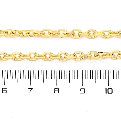Collares de cadena de cable de latón para mujer&nbsp;NJEW-K282-02G