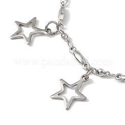 Bracelets à breloques en acier inoxydable 304&nbsp;BJEW-JB12840