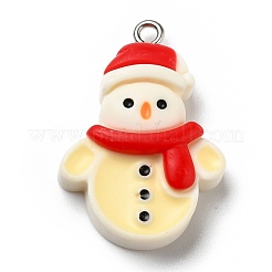 Pendentifs en résine opaque&nbsp;RESI-D055-013P