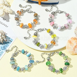 Braccialetti con perline di vetro&nbsp;BJEW-FS00009