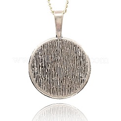 Tibetischer stil Aluminium Anhänger & Charms&nbsp;PALLOY-J201-01AS