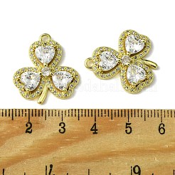 Pendenti ecologici in ottone con micro pavé di zirconi&nbsp;KK-A204-03G