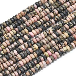 Natur Rhodonit Perlen Stränge&nbsp;G-P575-A39-4x2mm