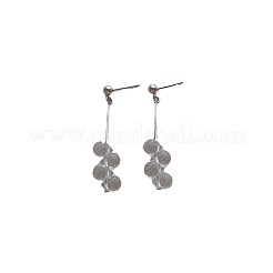 Ohrstecker aus synthetischem Quarz in Legierung&nbsp;FS-WGE1F68-01