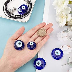 DIY-Kits zur Herstellung von Halsketten mit Anhängern mit bösen Augen&nbsp;DIY-NB0004-78