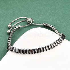 Pulseras deslizantes de acero inoxidable quirúrgico 316&nbsp;BJEW-C125-17B-02