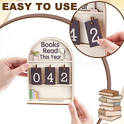 Contatore dei libri Arch Wood letti quest'anno&nbsp;DIY-WH0899-973