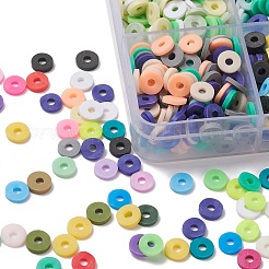 2400 Stück 15 Farben handgefertigte Polymer Clay Perlen&nbsp;CLAY-YW0001-41