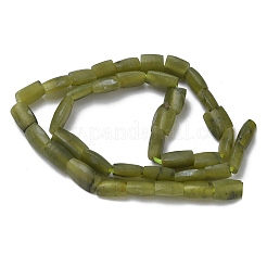 Colliers de perles de jade vert naturel afghan&nbsp;G-K365-G02-01