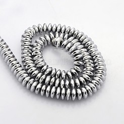 Electroplate non magnetici ematite sintetico fili di perline&nbsp;X-G-J208H-01
