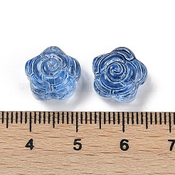 Perles en verre transparentes&nbsp;LS-DGLA-E004-04N